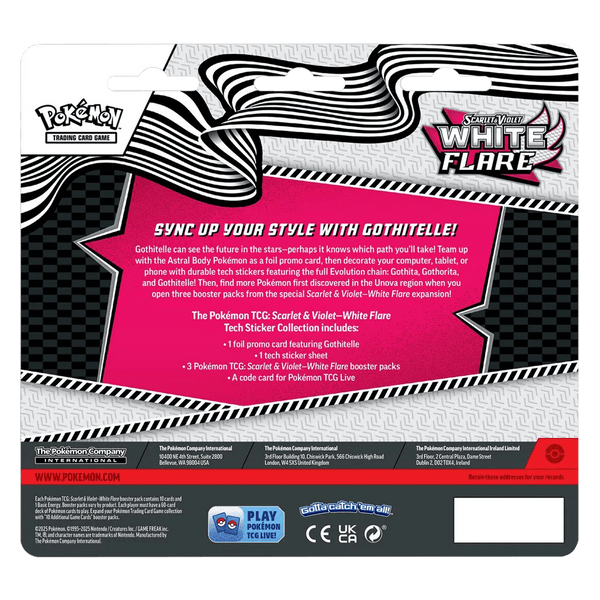 Pokémon - White Flare Tech Sticker Collection Sealed Case - EN - SparkLeaf TCG