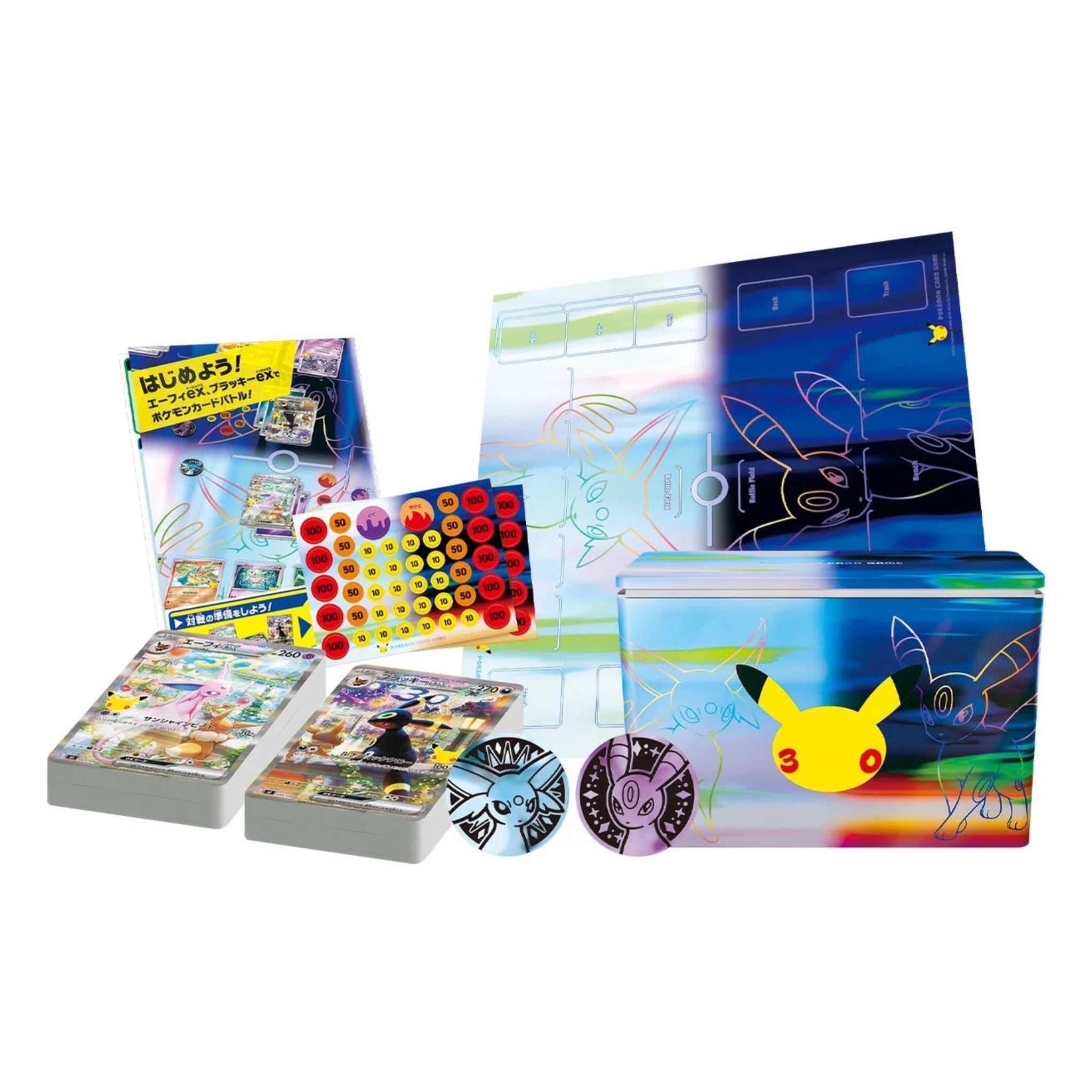[Pre-Order] Pokémon - 30th Celebration Espeon ex and Umbreon ex Premium Deck Set Japanese - SparkLeaf TCG