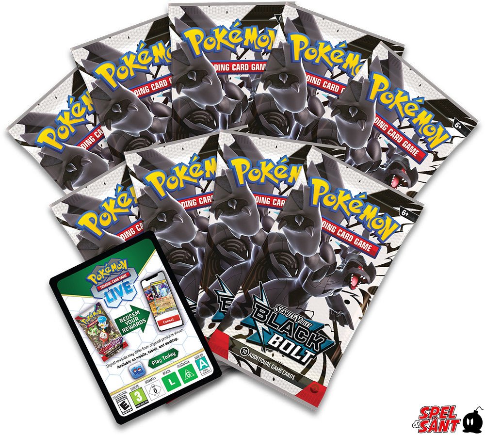 [Pre - Order] Pokémon - Black Bolt Elite Trainer Box (ETB) - EN - SparkLeaf TCG