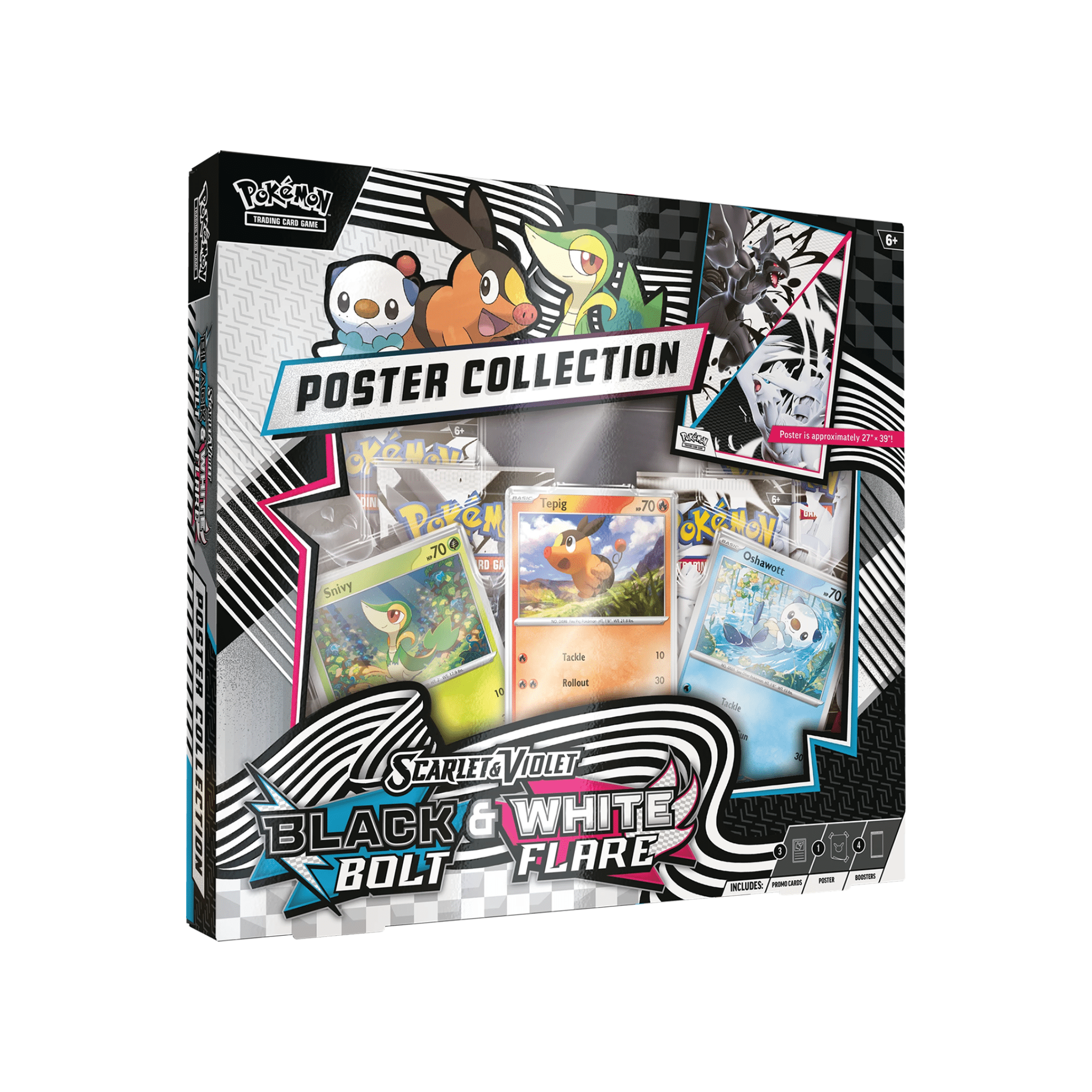 [Pre - Order] Pokémon - Black Bolt & White Flare - Unova Poster Collection - EN - SparkLeaf TCG