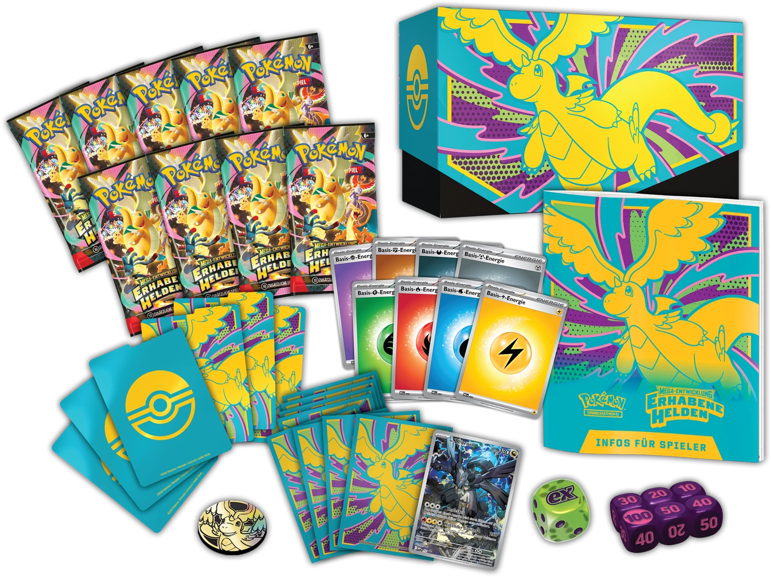 [Pre - Order] Pokémon - Erhabene Helden Top Trainer Box (TTB) - DE - SparkLeaf TCG