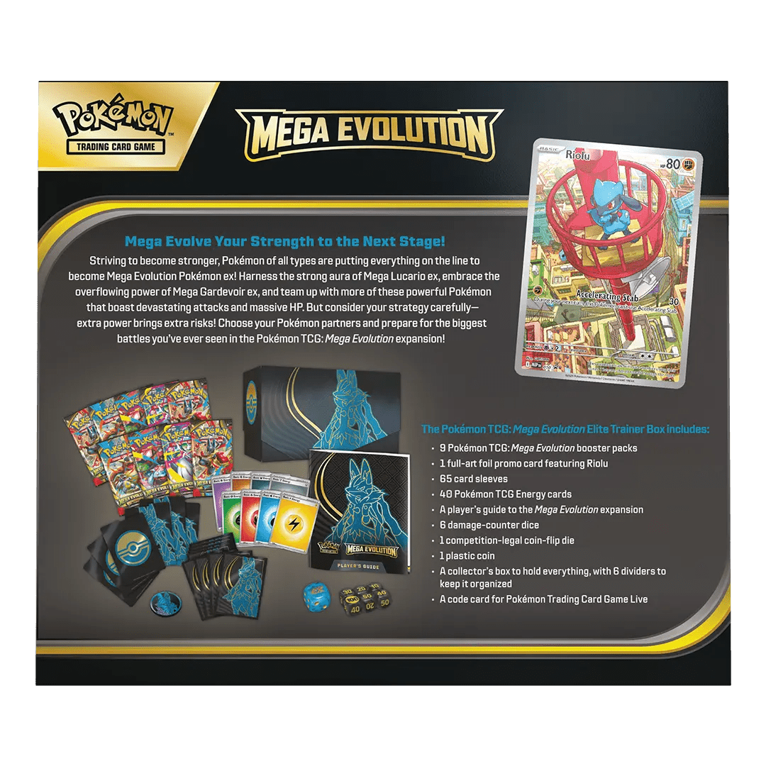 [Pre - Order] Pokémon - Mega Evolution Elite Trainer Box (ETB) - EN - SparkLeaf TCG