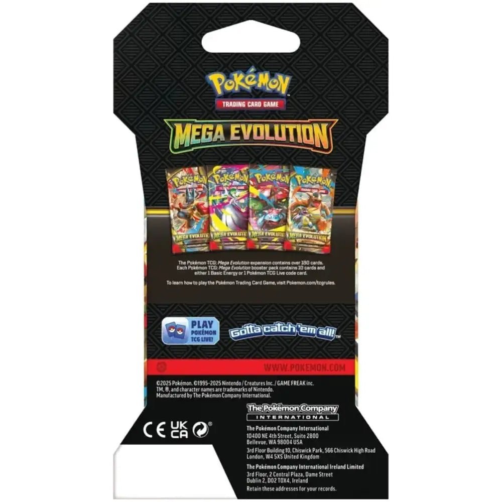 [Pre - Order] Pokémon - Mega Evolution Sleeved Booster - EN - SparkLeaf TCG