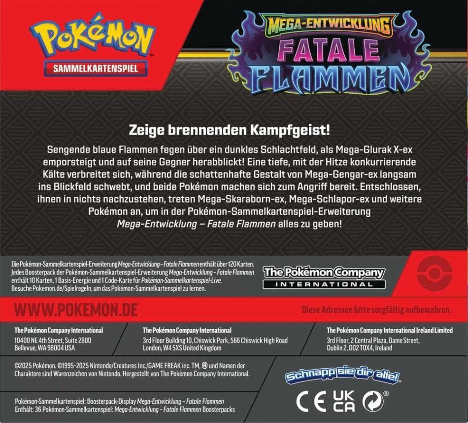 [Pre - Order] Pokémon Phantasmal Flames Booster Display - SparkLeaf TCG