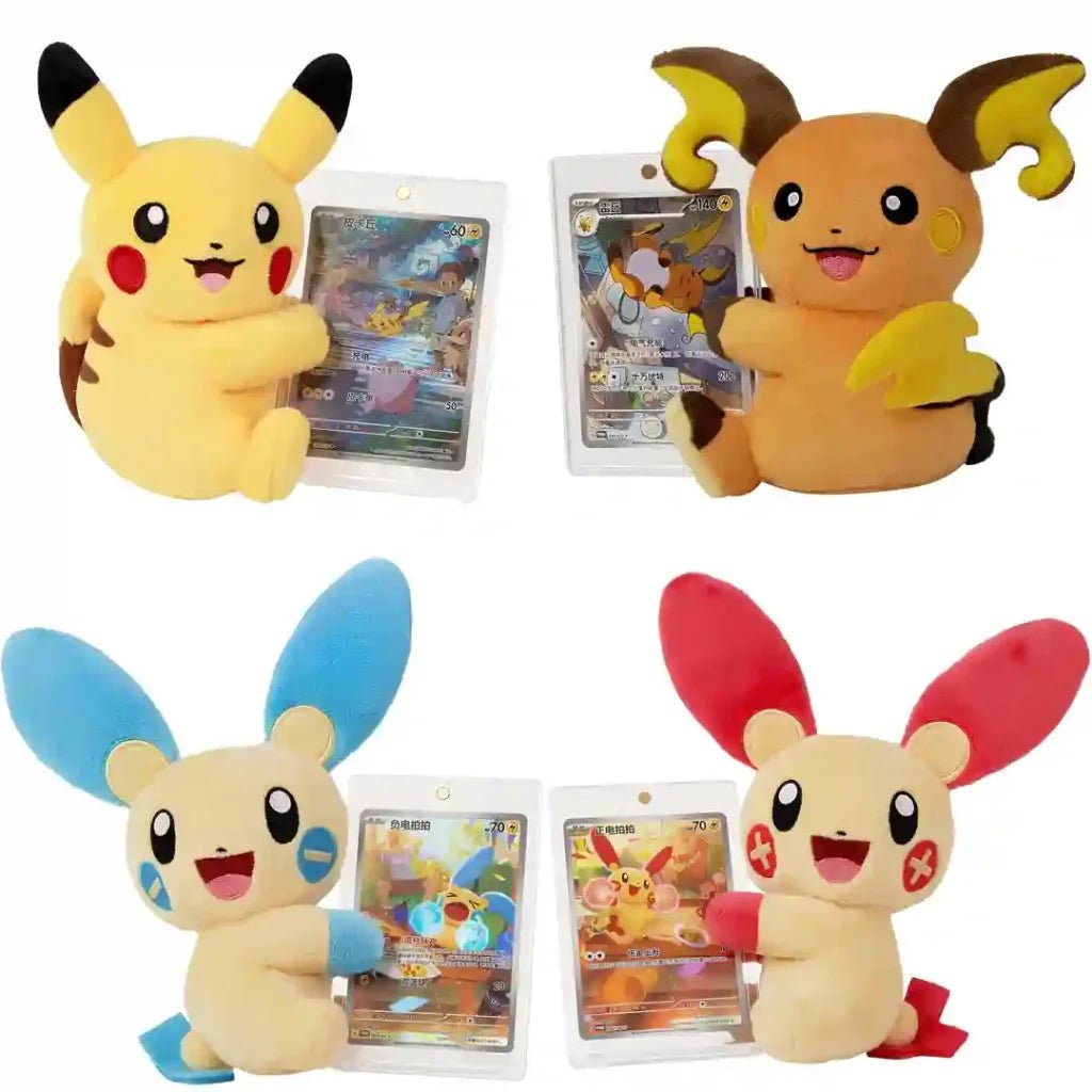 [Pre - Order] Pokémon Pikachu Cheek Rub Plush & Card Display Blind Box - Simplified Chinese - SparkLeaf TCG