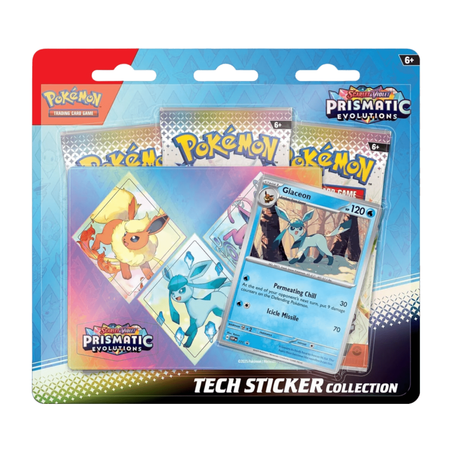 [Pre - Order] Pokémon - Prismatic Evolutions Tech Sticker Collection - EN - SparkLeaf TCG