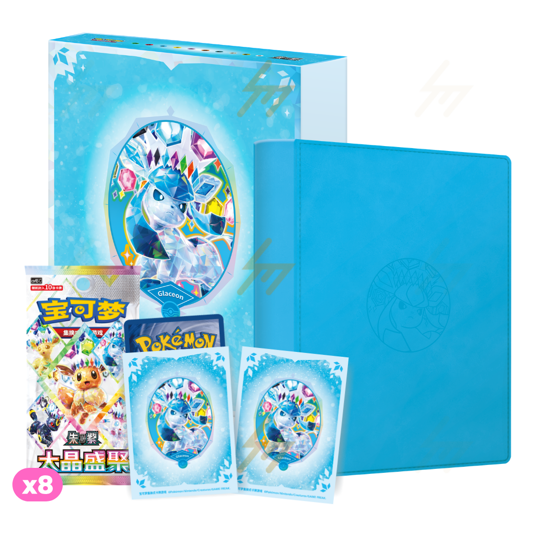 [Pre-Order] Pokémon Terastal Gathering Eeveelution Binder Gift Box - Simplified Chinese - SparkLeaf TCG