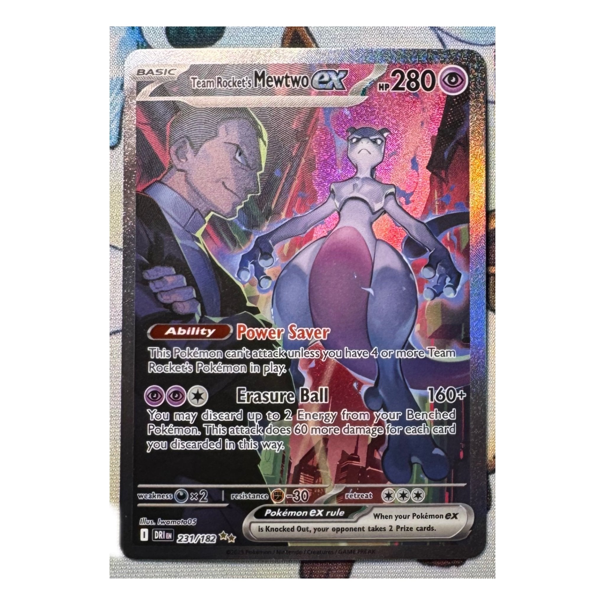 Team Rocket's Mewtwo ex 231/182 Destined Rivals SAR - EN - SparkLeaf TCG