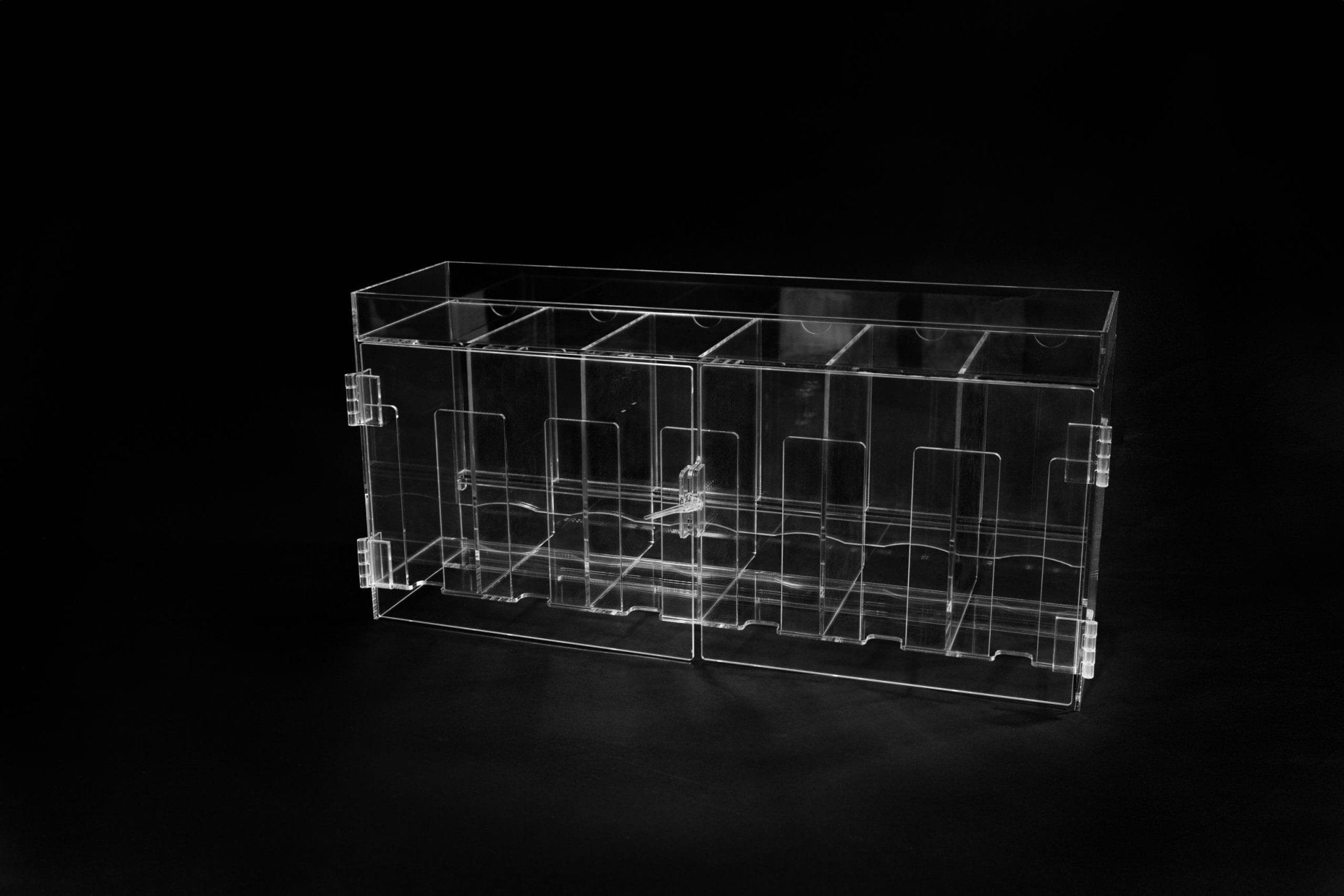 The Acrylic Box - 6 - Slot Acrylic Pack Dispenser - SparkLeaf TCG