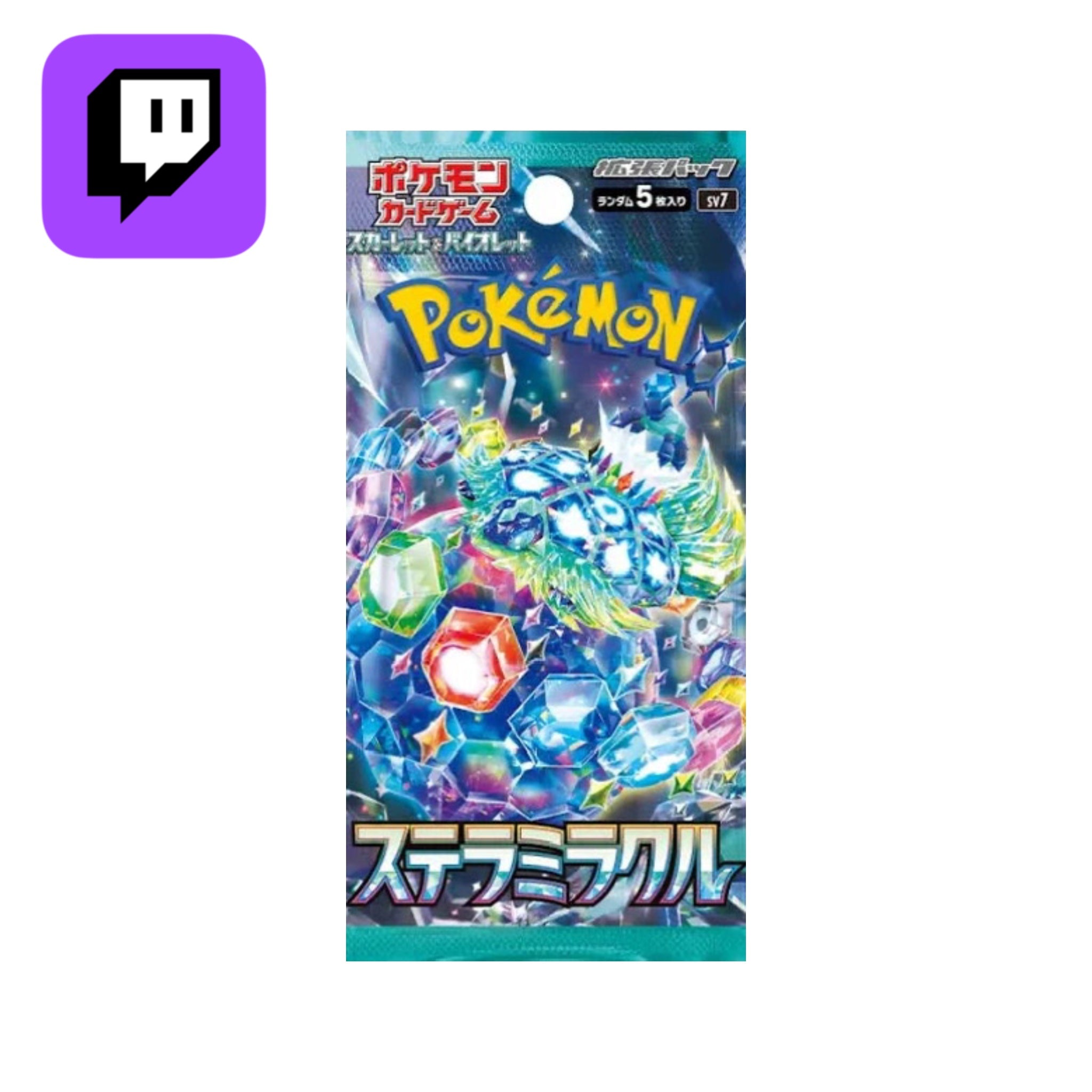 Twitch Stream: Pokémon Stellar Miracle Booster Japanese - SparkLeaf TCG