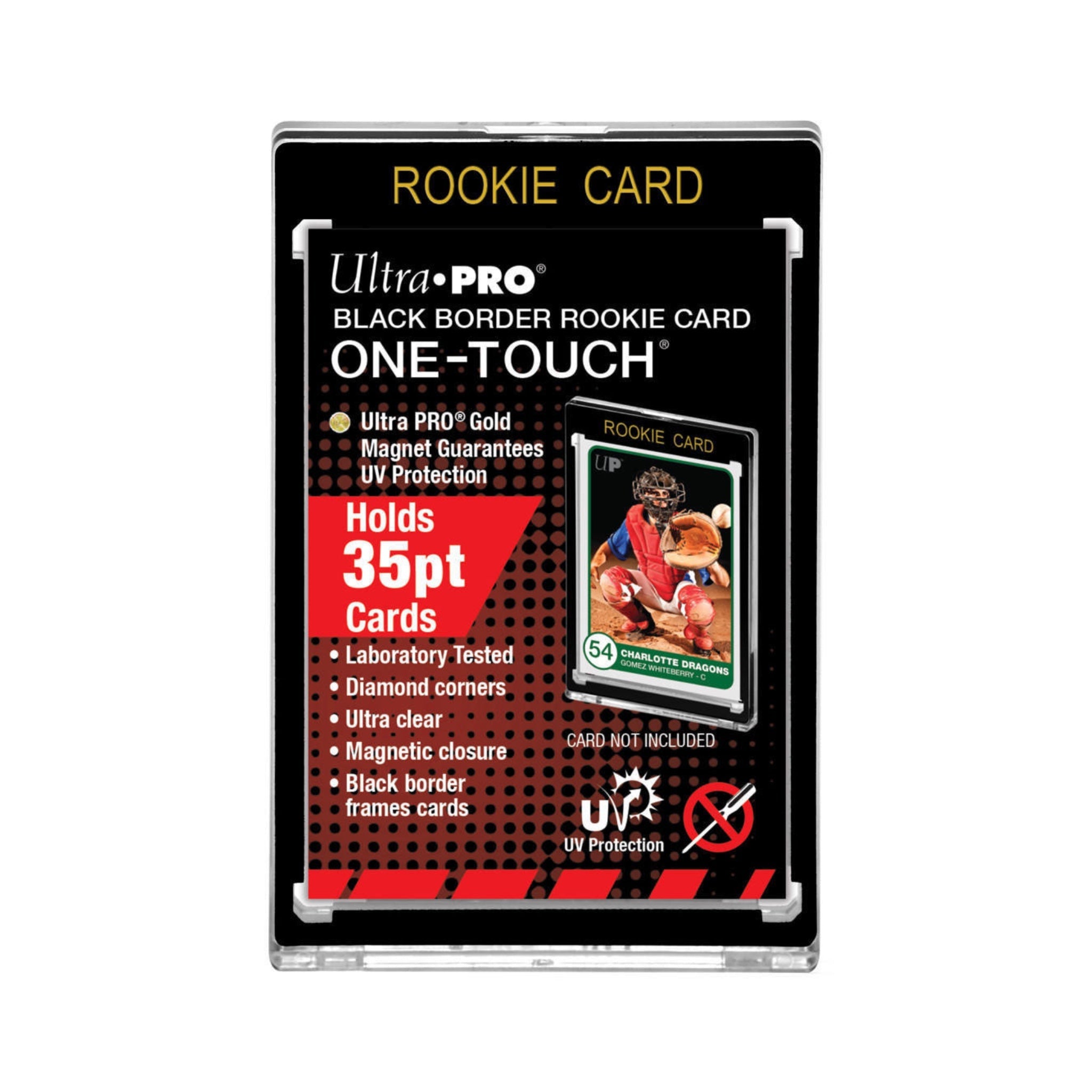 Ultra Pro 35PT UV ROOKIE ONE - TOUCH Magnetic Holder Black Border - SparkLeaf TCG
