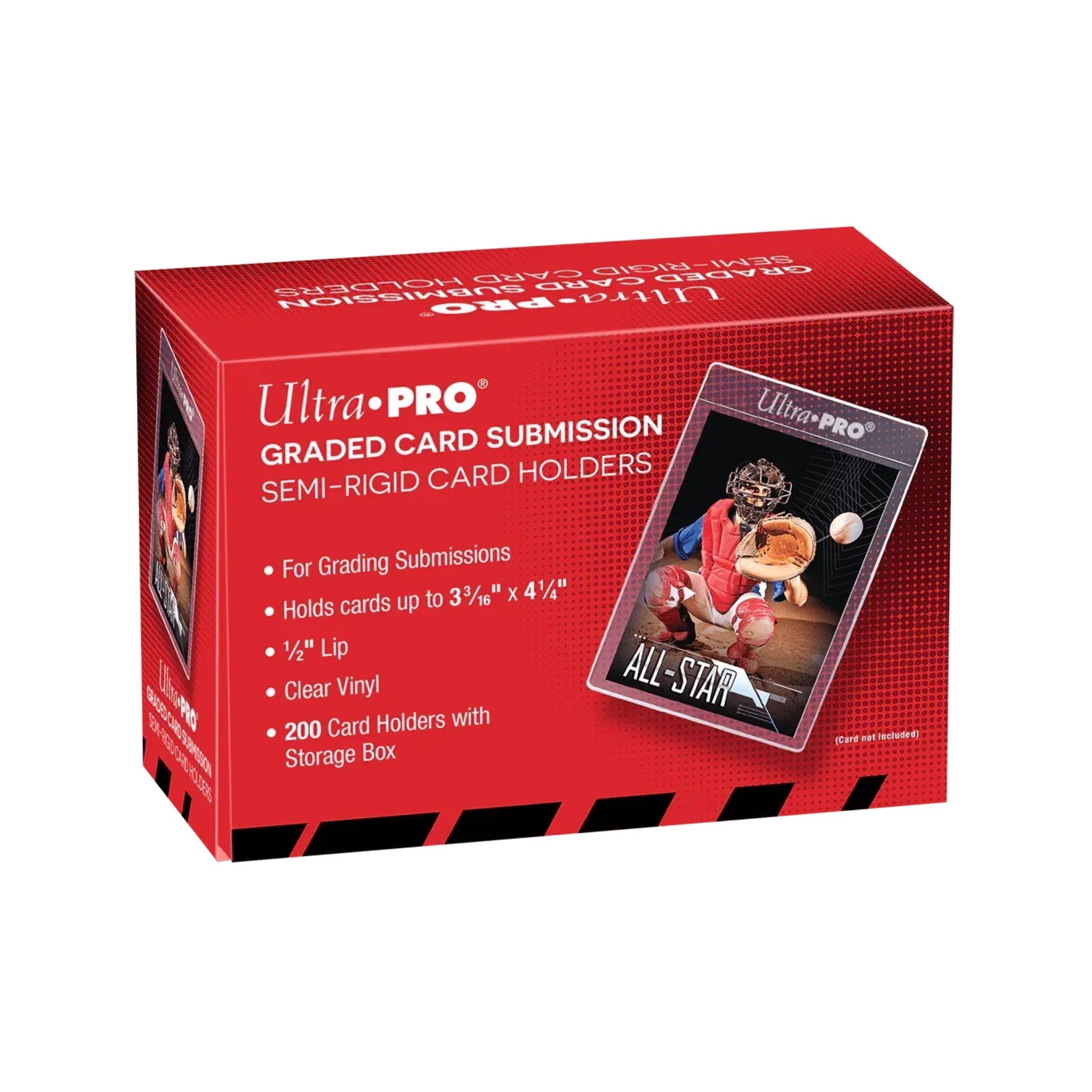Ultra Pro Semi Rigid 1/2" - Lip Tall Card Holders (200ct) - SparkLeaf TCG