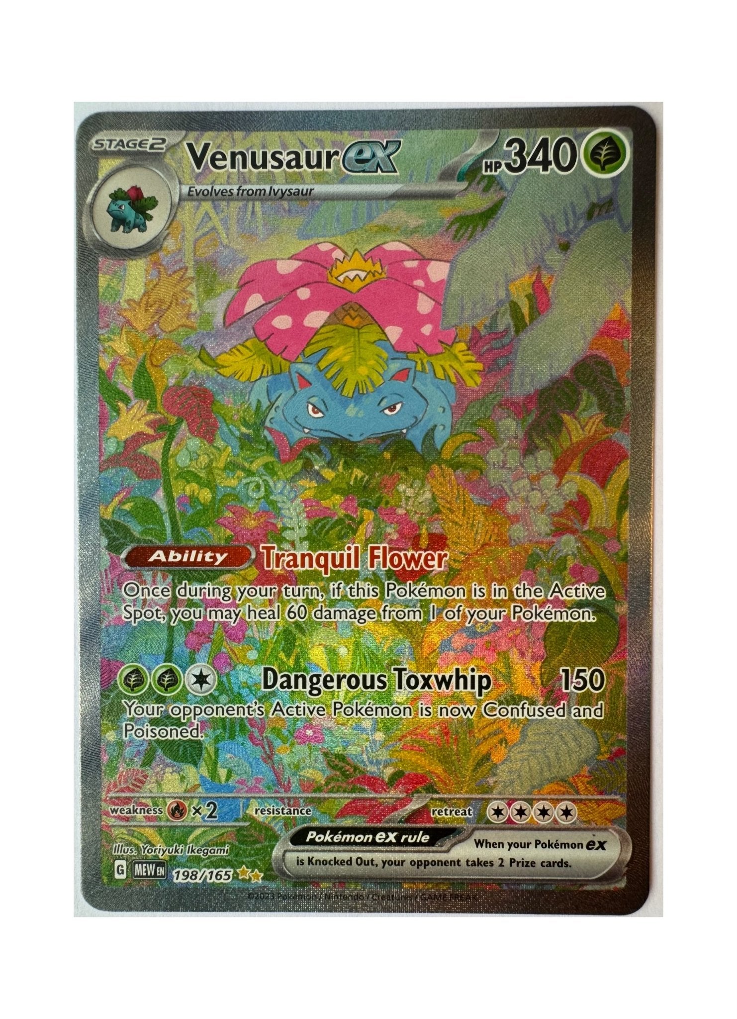 Venusaur ex 198/165 Pokemon 151 SAR - SparkLeaf TCG